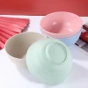 Wheat straw plastic bowl 20cm, Nordic creative instant noodle bowl, ins student dormitory household tommy bowl wholesale Specification image